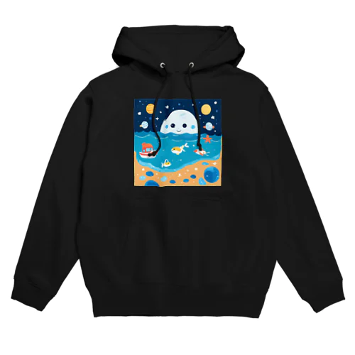 宇宙と海の仲間たち Hoodie