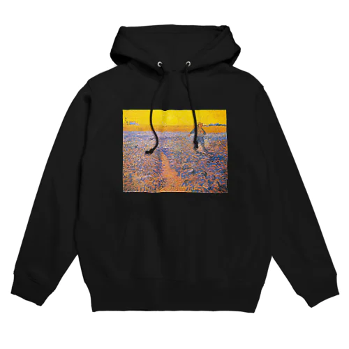 ゴッホ　日没の種をまく人 Hoodie