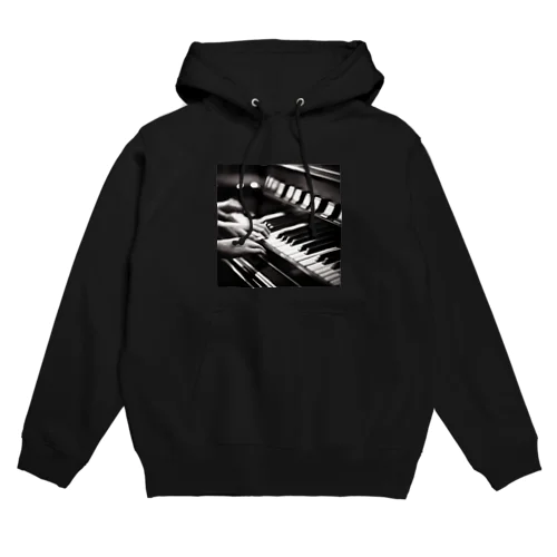 ビンテージ風ピアノの魔術師 Hoodie