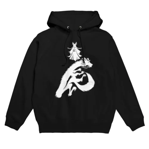 辰年辰姫ホワイト Hoodie