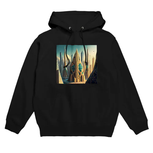 ジオメトリック都市 Hoodie