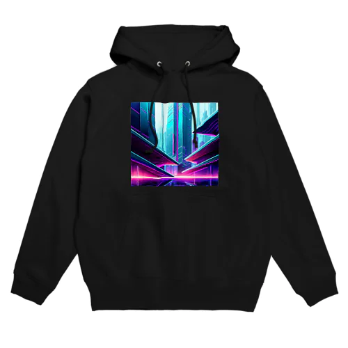 サイバーパンク都市 Hoodie