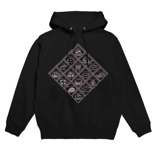 和スイーツ井桁仕切 うす紫 Hoodie