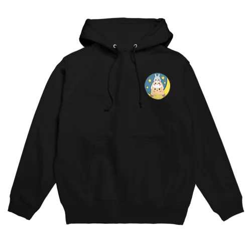 三日月とうさぎ Hoodie