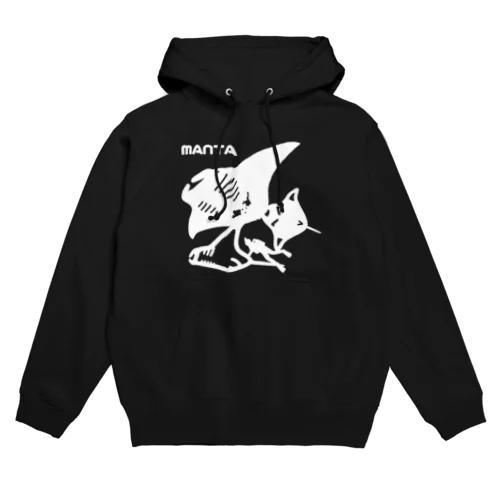 ナンヨウマンタ　(白ver.) Hoodie