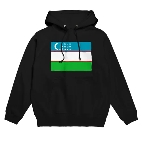 ウズベキスタンの国旗 Hoodie