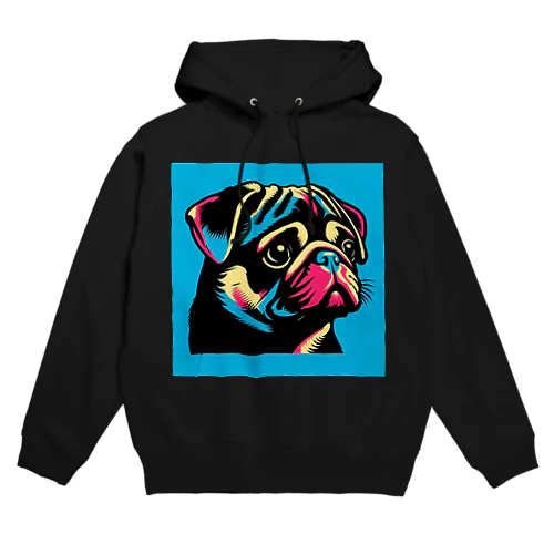 Blue Pug series パーカー