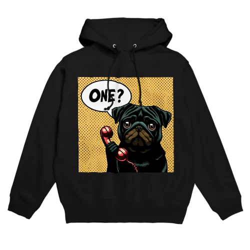 ONE? Pug series パーカー