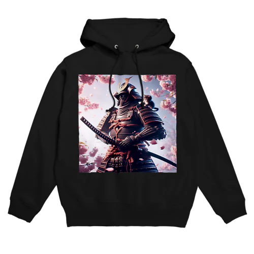 「侍スピリット」プレミアム侍Tシャツ Hoodie