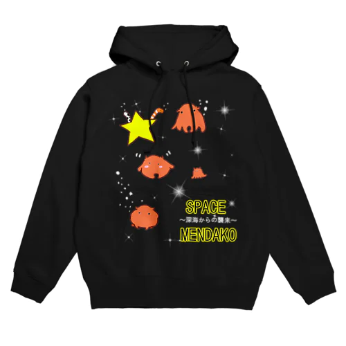 SPACE　MENDAKO　透明バージョン Hoodie