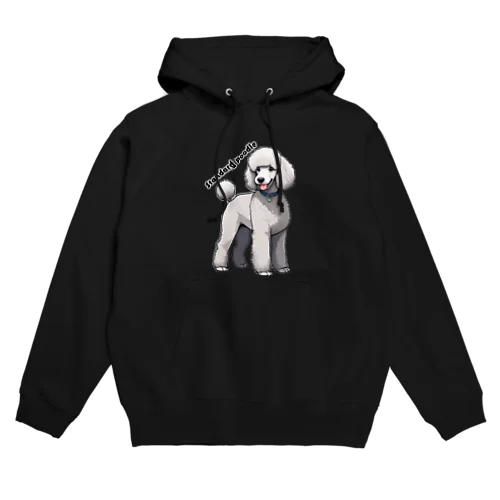 スタンダードプードルグレー Hoodie