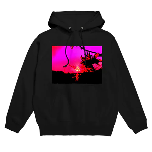 クラッシュ背景 Hoodie