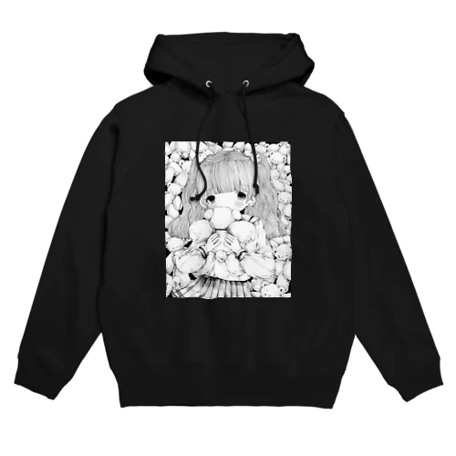 くまいっぱい Hoodie