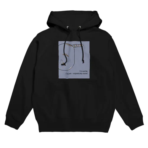 太ってるんじゃない完璧に丸いだけ ツンデレ猫のつぶやき Hoodie