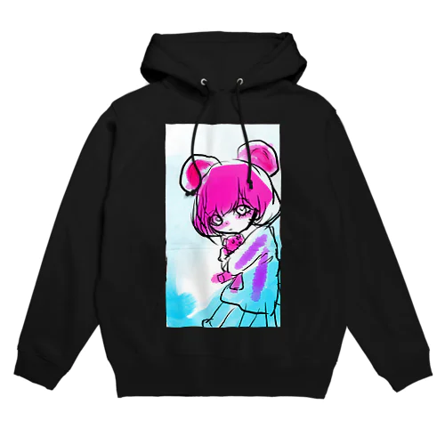 pink. teddy Hoodie