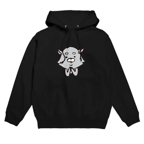 旧ロゴに嫉妬する人狼くん Hoodie