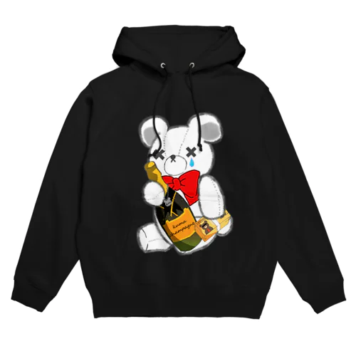 SAKEくま champagne Hoodie