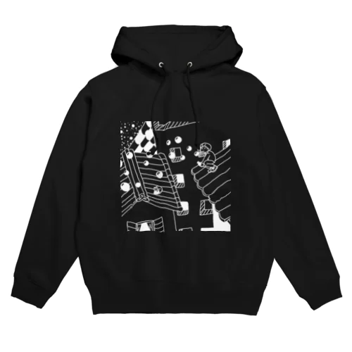 夜の町のシャボン玉 Hoodie