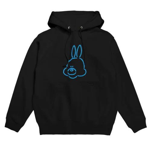 あおいうさぎ Hoodie