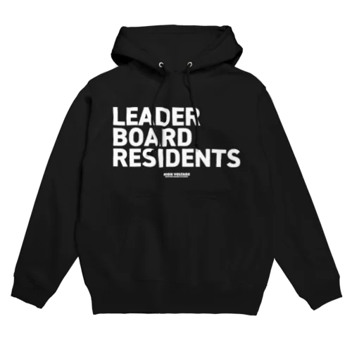 LEADER BOARD RESIDENTS 黒  パーカー