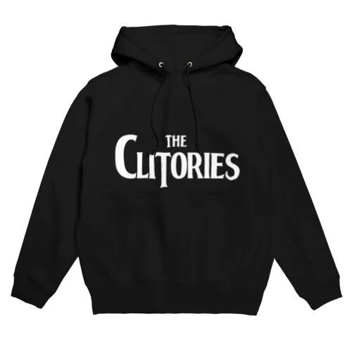 THE CLITORIES ロゴ（白文字） Hoodie