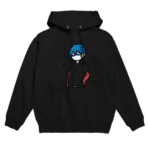 青髪の男の子 Hoodie