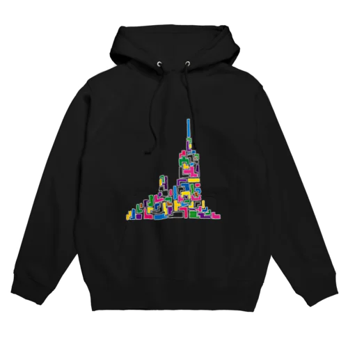 castle of polygons Hoodie