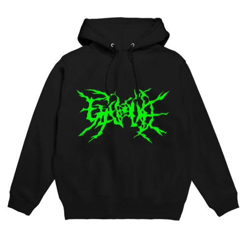 GENOCIDE メタルロゴ　グリーン Hoodie