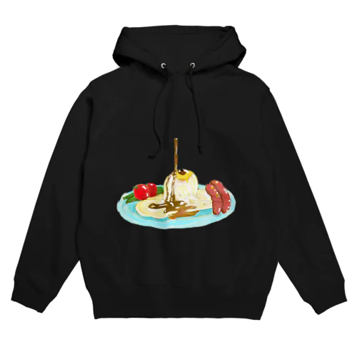 誇張した　目玉焼き Hoodie