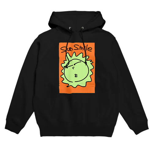 サンスマイルオレンジグリーン Hoodie