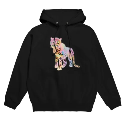 我が家の動物　子チーター_ART ver. Hoodie