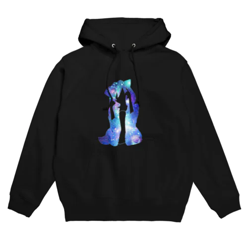 猫耳フードの女の子 Hoodie