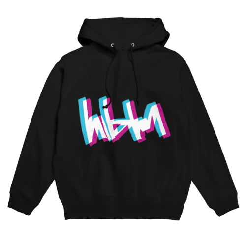 グリッチロゴ Hoodie