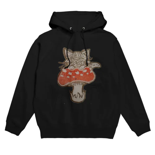 べにてんぐだけと猫 Hoodie