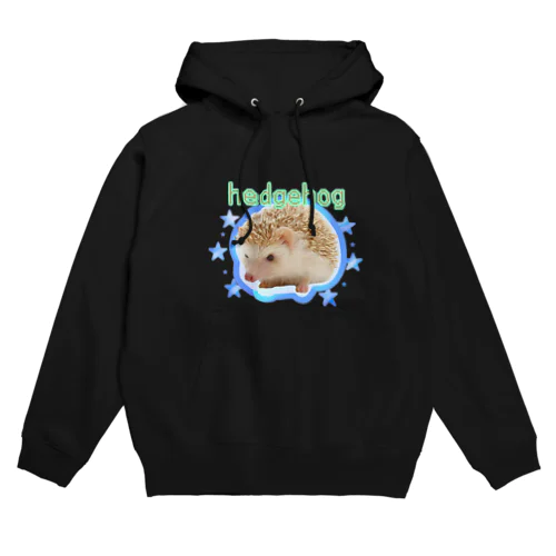 ハリネズミと青い星 Hoodie