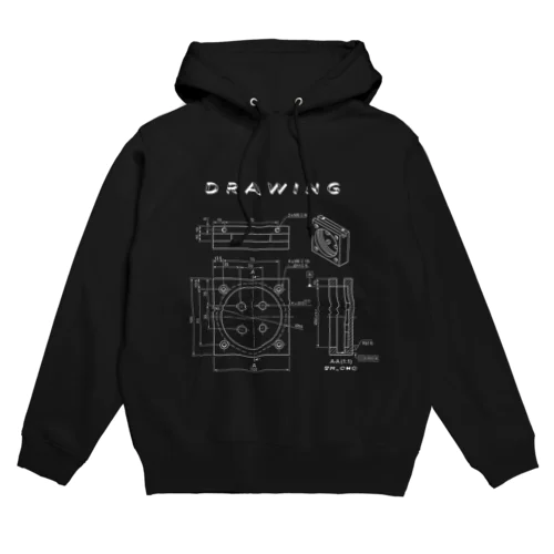 図面.Tシャツ【鬼】 Hoodie