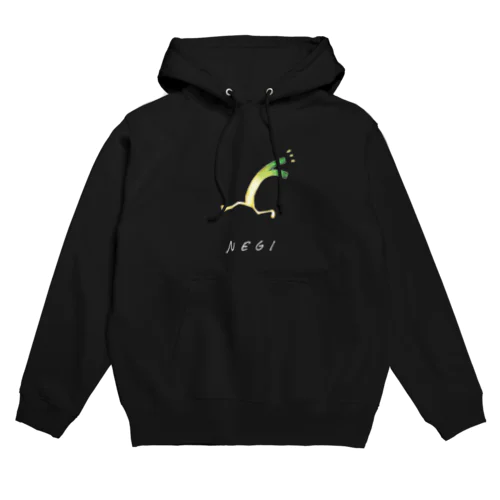 走るネギ Hoodie