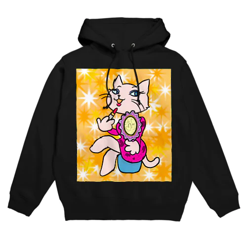 メイクアップ　キャット Hoodie