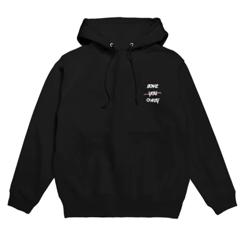 love you only（縦ver.）Black・Navyのみ Hoodie