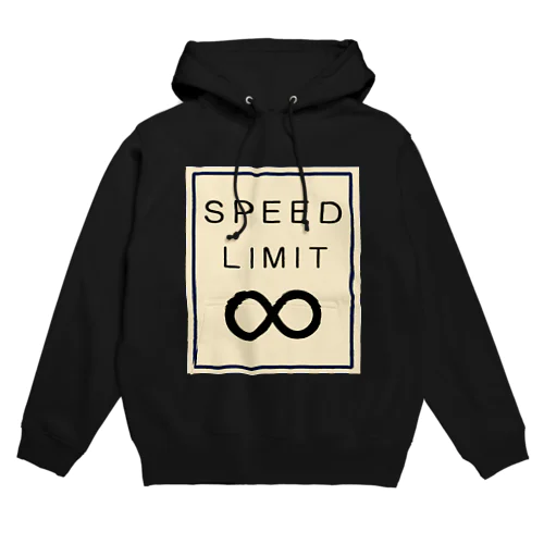 海外の標識風SPEED LIMIT∞ Hoodie