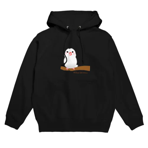 ポチャ白文鳥ちゃん　背景透過版 Hoodie