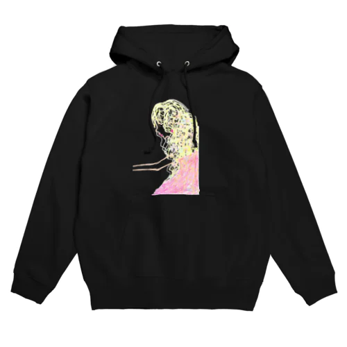 髪に花をつけた女の子 Hoodie