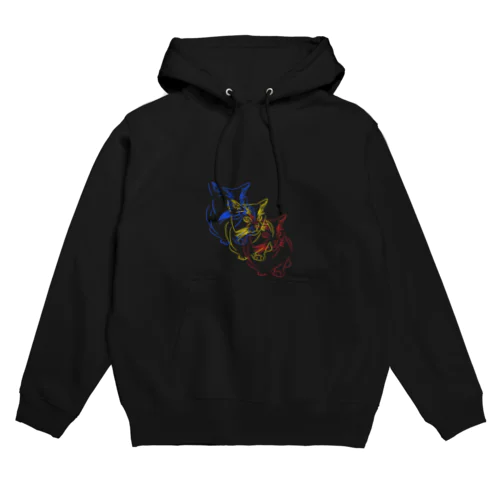 三色猫 Hoodie