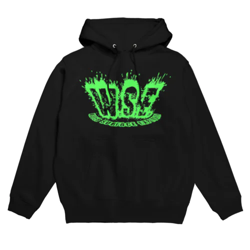 WSEオリジナルロゴ　緑プリント Hoodie