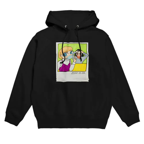 2人はマブダチ👯‍♂️（チェキ風） Hoodie