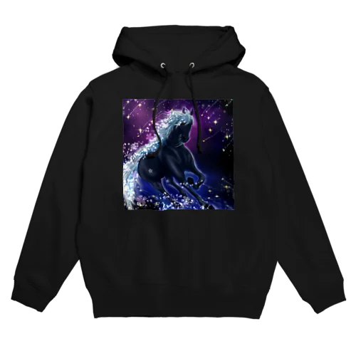 馬の夜空 Hoodie