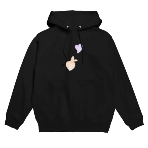 指ハートにだ Hoodie