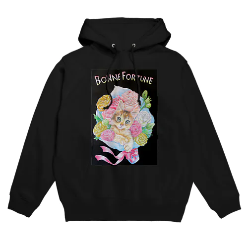 しあわせのねこの花束 Hoodie