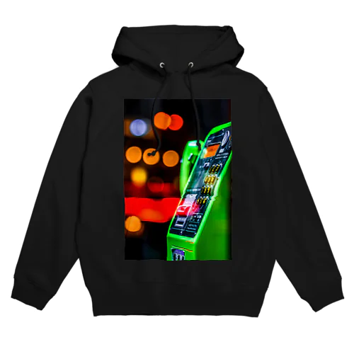 夜のテレフォンBOX Hoodie