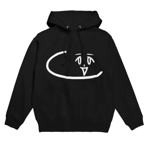 ピザ式(白線) Hoodie